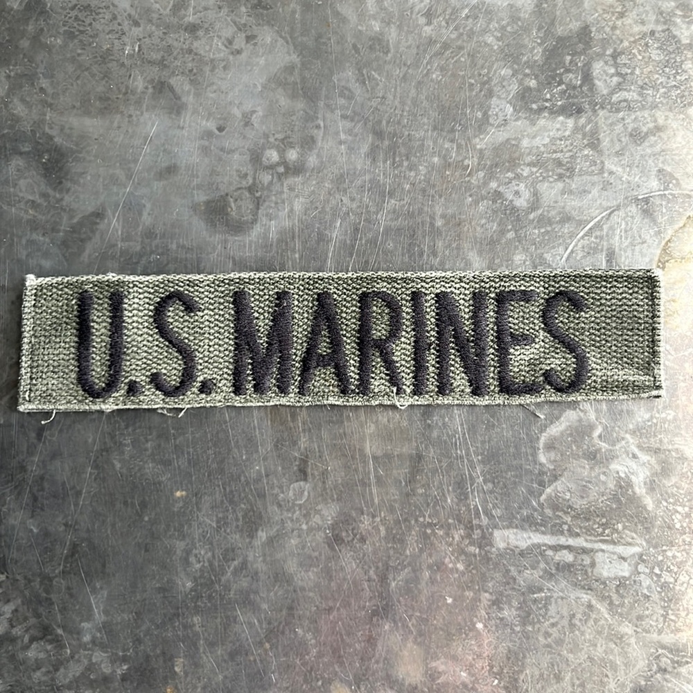 U.S. MARINES embroidered tape patch - Vintage